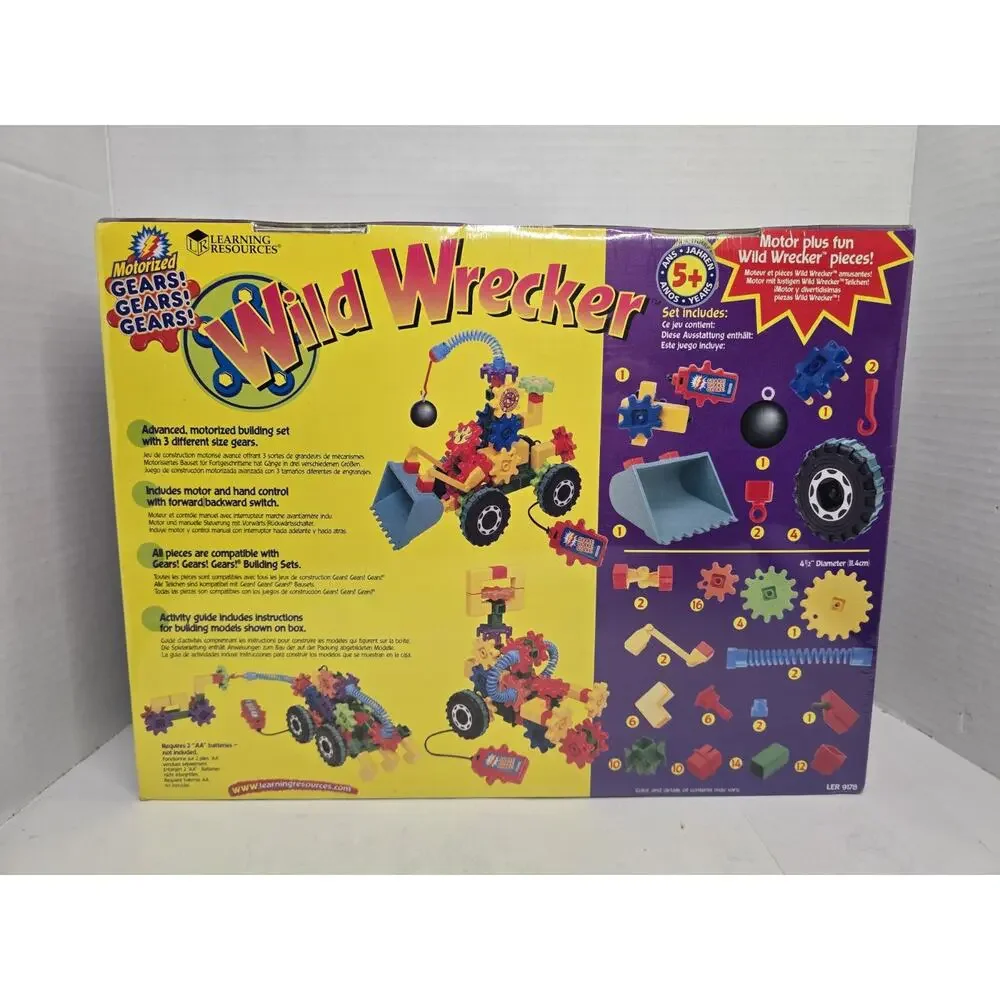 Sealed Resources Wild Wrecker Gear Building Kit Motorized 100 Pieces